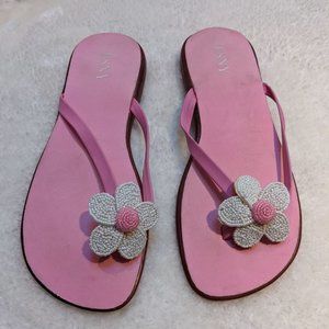 ESNY Pink Daisy Sandals - Size 10